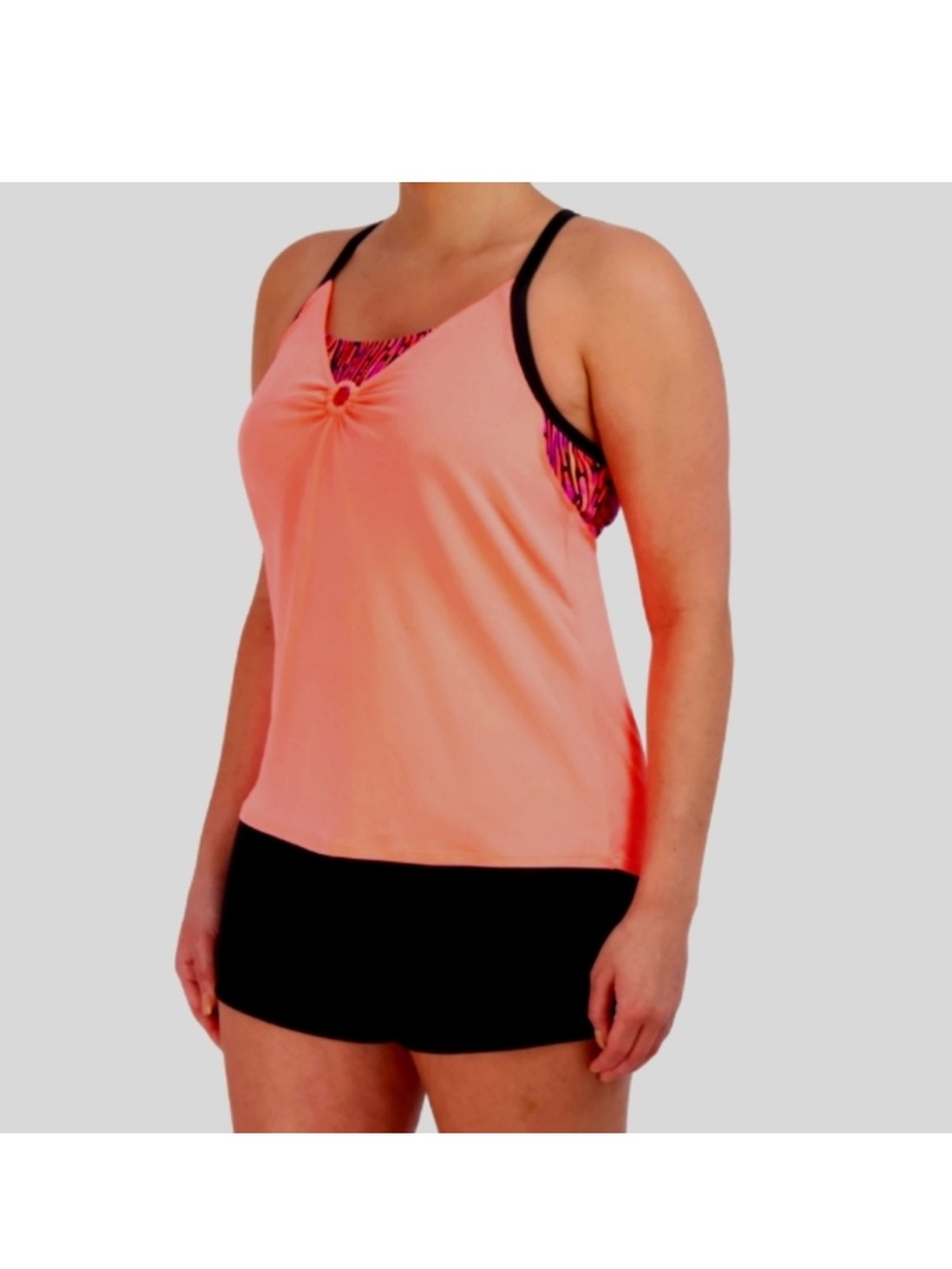 Zeroxposur Tankini Top and Matching Swim Short ..XXL
